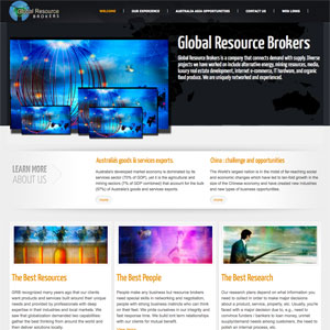 Global_Resource_Brokers website designed by Byron Bay Interactive